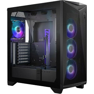 MSI MPG GUNGNIR 300R AIRFLOW PC�P�[�X E-ATX �~�h���^���[ �� �G�A�t���[�d�� ARGB�t�@��4��t�� �����K