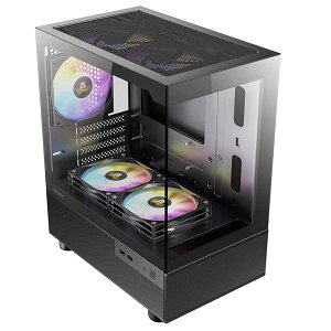 Micro-ATX�Ή� ixed mode RGB�t�@��5��W�����ڂ����s���[���X�ACX200M RGB Elite