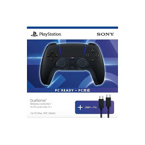 �y�����i�zDualSense ���C�����X�R���g���[���[ �~�b�h�i�C�g �u���b�N + USB�P�[�u�� for PC(CFIJ-1