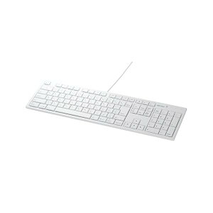 �o�b�t�@���[ BUFFALO �t���L�[�{�[�h USB�ڑ� �p���^�O���t Mac���f�� �z���C�g BSKBM01WH
