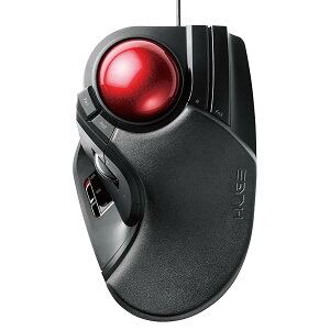 �G���R�� USB �}�E�X �L�� �g���b�N�{�[�� ��� 8�{�^�� �`���g�@�\ �u���b�N M-HT1URXBK