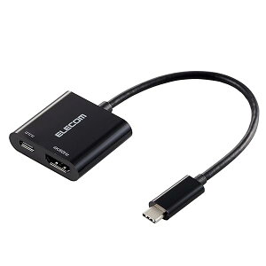�G���R�� usb c �ϊ��A�_�v�^ Type-C to HDMI ���d�|�[�g�t�� 4K(3840×2160px)/60Hz �}���`�f�B�X�v���C �~���[�����O 0.15m �P�[�u�� �yiPhone MacBook iPad Android ���ɑΉ��z �u���b�N �yiPhone 16/16 Pro/16 Pro Max/16