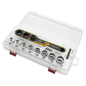 �A�l�b�N�X(ANEX) �I�t�Z�b�g�A�_�v�^�[ 17mm �\�P�b�g�Z�b�g AOA-17S1