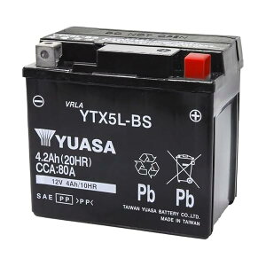 ��p���A�T YTX5L-BS �V�[���h�^ AGM �o�C�N�p�o�b�e���[ (TAIWAN YUASA)