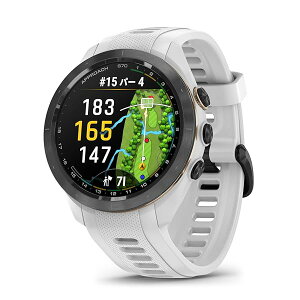 �K�[�~��(GARMIN) Approach S70 42mm White AMOLED(�L�@EL)�f�B�X�v���C���� �S���t�E�H�b�` GPS�}�b�v Suica�Ή� �o�[�`�����L���f�B 010-02746-20 �y���{���K�i�z