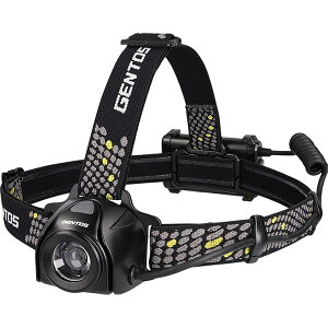 GENTOS(�W�F���g�X) LED �w�b�h���C�g �y���邳550���[����/���p�_��8����/�㕔�F�����z �P3�`�d�r3�{�g�p �w�b�h�x�C�_�[ HV-033HD