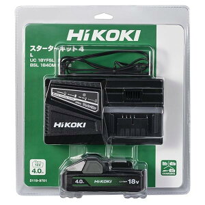 HiKOKI(�n�C�R�[�L) �X�^�[�^�[�L�b�g4 �[�d��(UC18YFSL)+18V�~�d�r(BSL1840M) UC18YFSL(L)