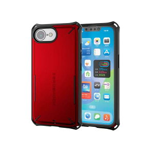 �G���R�� iPhone 17e/16e �P�[�X �ϏՌ� �Ռ��z�� ZEROSHOCK ���C�����X�[�d�Ή� �����Y�ی�J�o�[ �X�g���b�v�z�[���t�� �Ɍ��ی� ���b�h PM-A25SZEROSPRD
