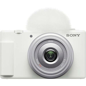 SONY(�\�j�[) �R���p�N�g�f�W�^���J���� VLOGCAM Vlog�p�J���� ZV-1F �{�f�B �E�B���h�X�N���[���t�� 20mm F2.0 �P�œ_�����Y �z���C�g ZV-1F W