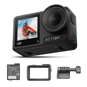 DJI Osmo Action 4 �X�^���_�[�h �R���{ 4K/120fps�A�N�V�����J����