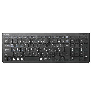 �G���R�� �L�[�{�[�h Bluetooth �p���^�O���t �R���p�N�g�L�[�{�[�h Windows�EMac�EiOS�EAndroid�Ή� �u���b�N TK-FBP101BK