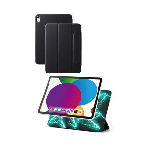 �G���R�� iPad ��11���� A16 11�C���` (2025) 10.9�C���` ��10���� (2022) �P�[�X �y�� �X���� �}�O�l�b�g�z�� 2�̊p�x���߉\ Apple Pencil���[ �I�[�g�X���[�v/�E�F�C�N�Ή� �u���b�N TBWA22RWVPF2BKN