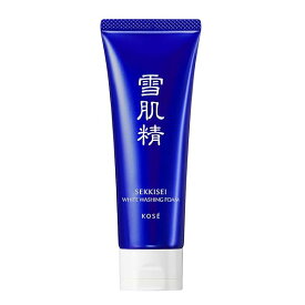 雪肌精 ホワイト クリーム ウォッシュ 130g 洗顔料 洗顔フォーム くすみ 毛穴 角質 泡 しっとり 和漢植物 ハトムギ発酵エキス