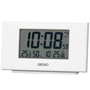 �Z�C�R�[�N���b�N(Seiko Clock) �u�����v ���p�[�� �{�̃T�C�Y:7.8×13.5×3.8cm �ڊo�܂����v �d�g �f�W�^�� �J�����_�[ ���x ���x �\�� SQ790W