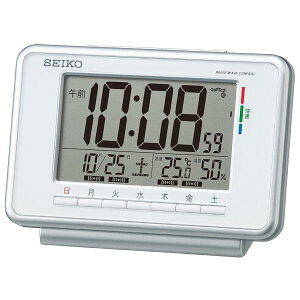 �Z�C�R�[�N���b�N(Seiko Clock) �Z�C�R�[ �N���b�N �ڊo�܂����v �d�g �f�W�^�� �E�B�[�N���[ �A���[�� �J�����_�[ ���K�x ���x ���x �\�� �� SQ775W SEIKO