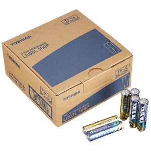 TOSHIBA(����) �A���J�����d�r �P4�`1�p�b�N100�{�� LR03L 100P