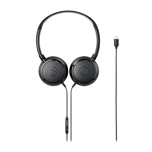 �I�[�f�B�I�e�N�j�J ATH-S120C �w�b�h�z�� �I���C���[ �L�� 1.2m USB Type-C �R�l�N�^ �}�C�N WEB��c�p �����R���t �y�� �R���p�N�g iphone 15 ipad PC Windows Mac Android �y�������K�i�z�u���b�N ATH-S120C BK