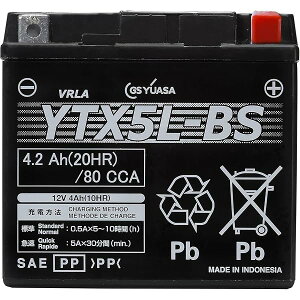 GSYUASAVRLA(����َ��jYT/YTZ/YTX/GT�V���[�Y �o�C�N�p�����e�i���X�t���[�o�b�e���[YTX5L-BS