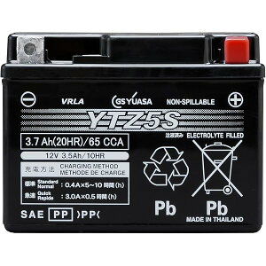 GS YUASA (�W�[�G�X���A�T) �V�[���h�^ �o�C�N�p�o�b�e���[ [ �t���[�d�� ]YTZ5S �u���b�N