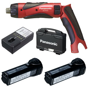 Panasonic �[�d�X�e�B�b�N�h�����h���C�o�[ 3�D6V ���b�h �P�[�X�t EZ7410F03D-R
