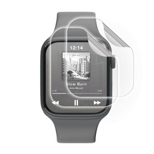 �G���R�� Apple Watch ��ʕی� �t�B���� 2������ 40mm [Apple Watch SE3/SE2/SE �Ή�] �Ռ��z�� ���� �����y�A �w��h�~ �G�A�[���X �\��t���c�[���t�� �N���A AW-25EFLAPKRG
