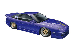 ���������ގ�(AOSHIMA) �U���`���[���h�J�[ No.110 1/24 B-WAVE RPS13 180SX '91 Ver.B�i�j�b�T���j�v�����f��