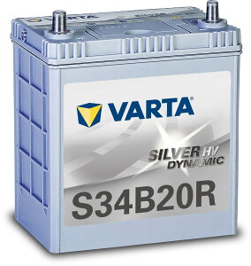 VARTA(�o���^) Silver Dynamic HV S34B20R ���Y�ԗp�o�b�e���[ �n�C�u���b�g�� �i�����j �g���^�ԓK�� S34B20R