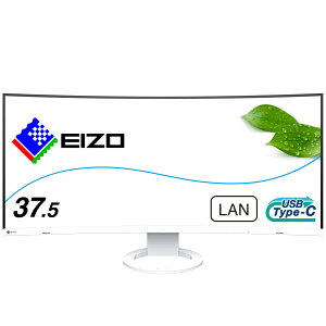 EIZO �v���t�F�V���i���E���g�����C�h���j�^�[ | FlexScan EV3895-WT | 37.5�^�EUSB Type-C�E�z���C�g