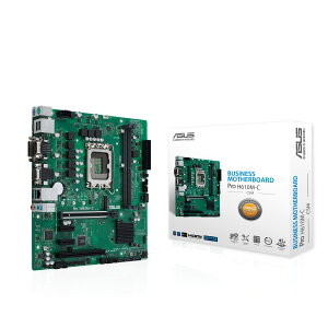 ASUS �Z�L�����e�B�A�M�����A�Ǘ����A�ێ琫���������ꂽ Micro-ATX H610 ���� �r�W�l�X �}�U�[�{�[�h PRO H610M-C D4-CSM/�������K���ʕi