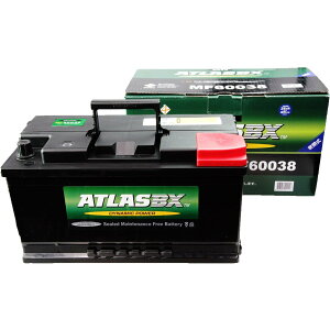 �A�g���X ���B�� EN�K�i�Ή��o�b�e���[ MF60038 (�݊�/Group L5 ) ����354mm ��174mm ����190mm /100Ah �����e�i���X�t���[�^�C�v ATLAS BX AT 600-38