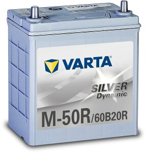 VARTA(�o���^) Silver Dynamic M-50R/60B20R ���Y�ԗp�o�b�e���[ �A�C�h�����O�X�g�b�v��/�[�d�����/�W���� �i�����E�����e�i���X�t���[�j M-42R�݊�