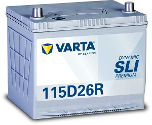 VARTA(�o���^) Dynamic SLI Premium 115D26R ���Y�ԗp�o�b�e���[ �[�d�����/�W���� �G�L�X�g���p���[ �i�����E�����e�i���X�t���[�j 95D26R/100D26R�݊�
