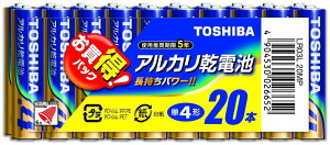 TOSHIBA(����) �A���J�����d�r �P4�`1�p�b�N20�{���� LR03L 20MP