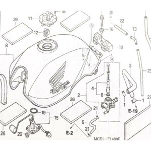 CB400SF/SB(NC39) SN t[GRbN@(K\RbN@RRbN)@}(2) 16950-MCE-023@(16950-MCE-003iԓ)@ @@ 108K16950MCE023