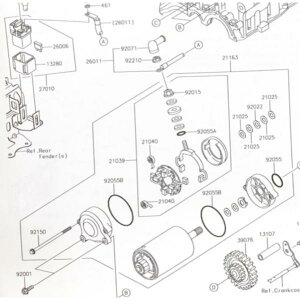 ZRX1200 DAEG(ZRT20D)�@�}�O�l�`�b�N�X�C�b�`(�X�^�[�^�[�����[)�@�}��(27010��)�@27010-0793�@(27010-1446���i�ԓ���) 1285K-27010-0793