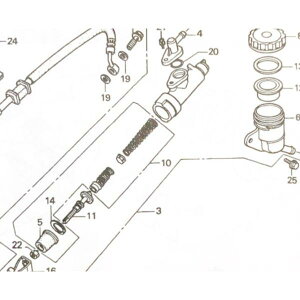 CBR250RR(MC22) }X^[V_[Ci[Lbg(}X^[V_[sXgZbg)@}(10)@43520-MB2-315 (43520-MB2-305iԓ) 1349K-43520-MB2-315