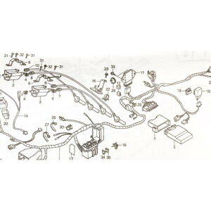 CBR250RR(MC22) ԑԍMC22-1056770܂Ł@ECJ[[@@}(18)@38301-MR7-004 1354K-38301-MR7-004