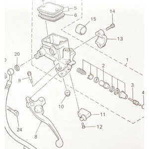 XJR1300(RP01J) �N���b�`�}�X�^�[�V�����_�[�C���i�[�L�b�g�@�}��(2��) 3GM-W0099-00 1382K-3GM-W0099-00