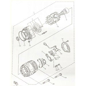XJR1300(RP01J) Xe[^[(WFl[^[)@}(2) 4KG-81634-00 1386K-4KG-81634-00