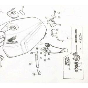 CBX400F/CBX550F@t[GRbNASSY(K\RbNARRbN)@}(2)@16950-MA6-035@1 26K16950MA6035