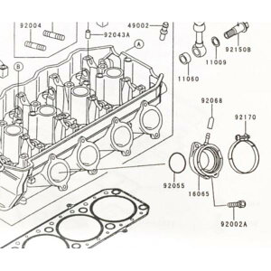 ZZR1100(ZXT10D)@CV[^[OO@1䕪@(C}j@Ce[N}jz[h)@}(16065ԁ92055)@16065-1210@92055-1401@e4@ 366K16065-1210X4-92055-1401X4