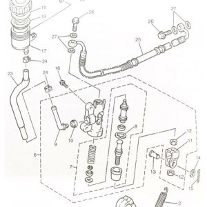 XJR400/R(4HM)�@�����}�X�^�[�V�����_�[�C���i�[�L�b�g�@(���A�}�X�^�[�V�����_�[�C���i�[�L�b�g)�@�}��(7��)�@3TU-W0042-51�@(4BP-W0042-50�@���i�ԓ���) 400K3TU-W0042-51