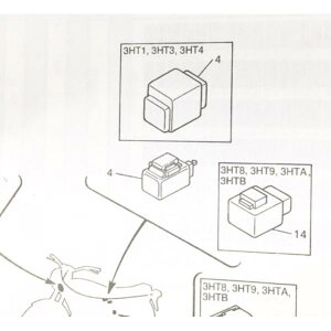 SR400(1JR) (3HT5`3HT7܂)@ECJ[[@(tbV[[)@}(4)@4MY-83350-01@(3YF-83350-10iԓ) 440K4MY-83350-01