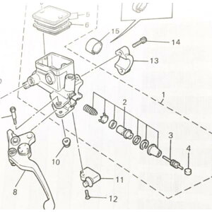 XJR1200/R(4KG)�@�N���b�`�}�X�^�[�V�����_�[�C���i�[�L�b�g�@�}��(2��)�@3GM-W0099-00 673K3GM-W0099-00