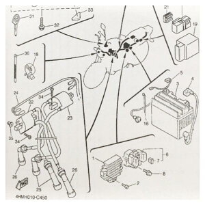 XJR400R(RH02J)@N`t@CAhM[^[@(N`t@CA[@M[^[)@}(1)@4HM-81960-01 798K4HM-81960-01