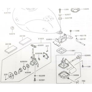 oIX2(ZR250B)@ԑ̔ԍZR250B-035855`@t[GQ[WKXPbg@}(52005ԁ11061)@52005-0028@11061-0279 860K-52005-0028-11061-0279
