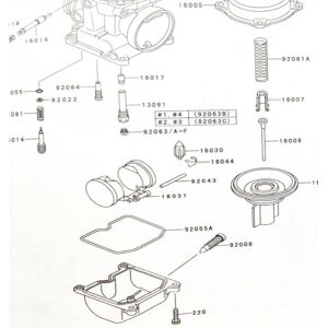 GPZ900R(ZX900A) Aof(A1`A15) f(SN) t[g@1䕪@ }(16031) 16031-1056@4@@@ 88K160311056X4