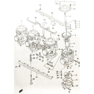 �C���p���X400(GK79A)�@�t���[�g�A�b�V�@�t���[�g�`�����o�[�K�X�P�b�g�@1�䕪 �}��(19��13��)�@13250-46D00�@13258-44B00�@�e4�� 897K-13250-46D00X4-13258-44B00X4