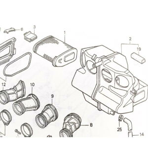 CB1000SF(SC30) GAN[i[Gg@(GAtB^[@GAGg)@ }(1) 17211-MZ1-000 95K17211MZ1000