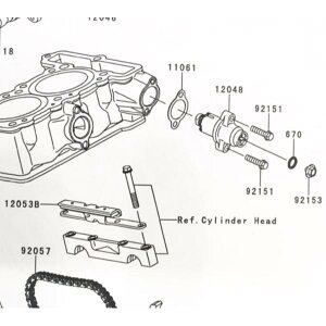 �j���W��250R(EX250K)�@�J���`�F�[���e���V���i�[���K�X�P�b�g�@�}��(12048��11061��)�@12048-0084(12048-0040���i�ԓ���)�@11061-0211�@ 975K-12048-0084-11061-0211
